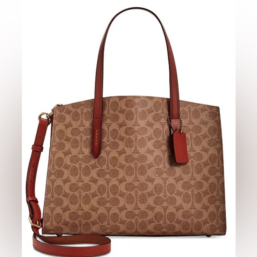 Coach Charlie Carryall in Signature Canvas